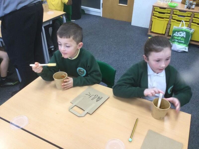 Image for the Tweet beginning: This morning in Y3 we